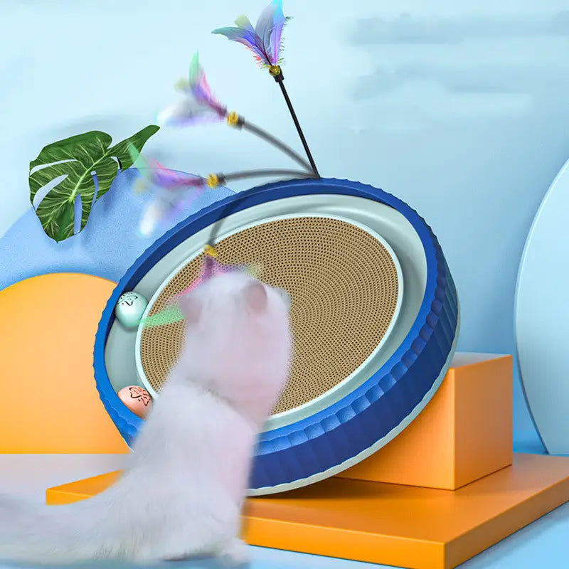 NEW Round Cat Scratching Board Wear-resistant Anti-scratch Claw Grinder Furniture Protector Pet Products