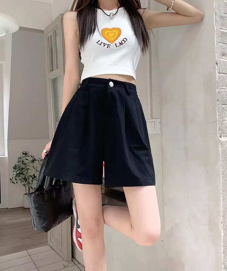 Corduroy Casual Shorts Women’s High Waist Loose