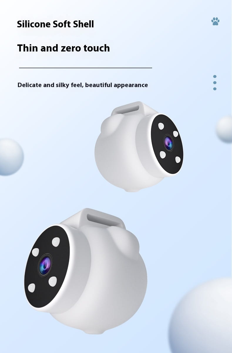 Pets Recorder Pet Tracker Collar Dogs And Cats Viewing Angle Motion Recording Camera Action Camera With Video Records