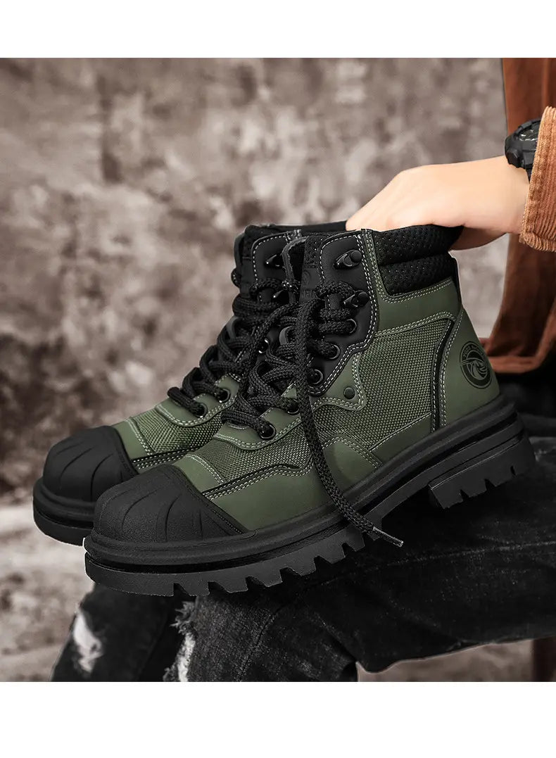 Men’s High-top Shell Toe Rhubarb Martin Boots