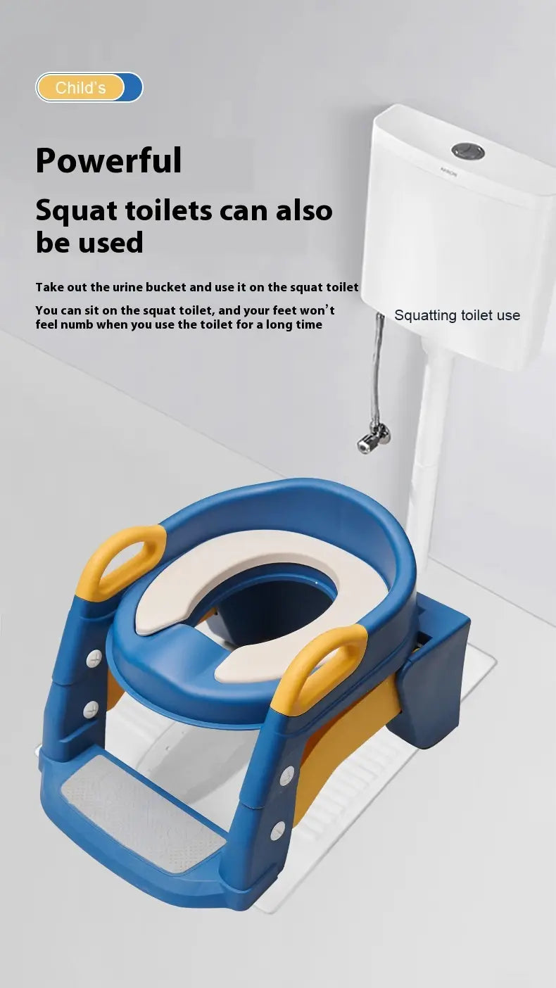 Upgrade Two-in-one Ladder Baby Toilet Stable Self-contained Toilet Children’s Toilet Ladder