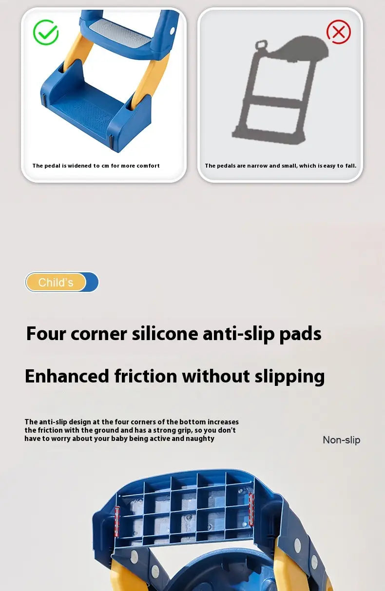 Upgrade Two-in-one Ladder Baby Toilet Stable Self-contained Toilet Children’s Toilet Ladder