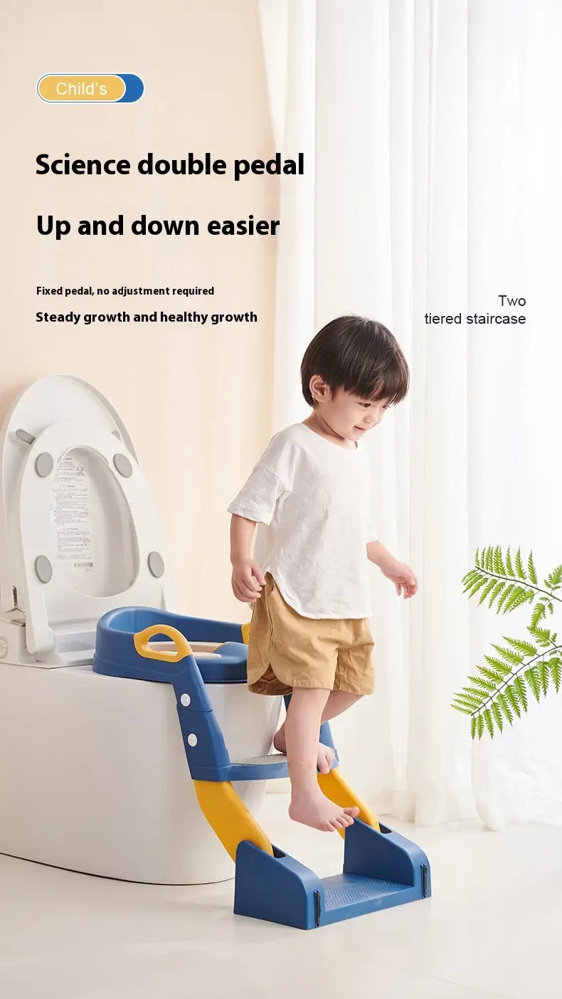 Upgrade Two-in-one Ladder Baby Toilet Stable Self-contained Toilet Children’s Toilet Ladder