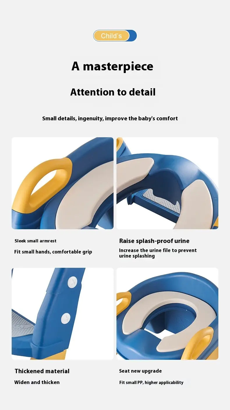 Upgrade Two-in-one Ladder Baby Toilet Stable Self-contained Toilet Children’s Toilet Ladder