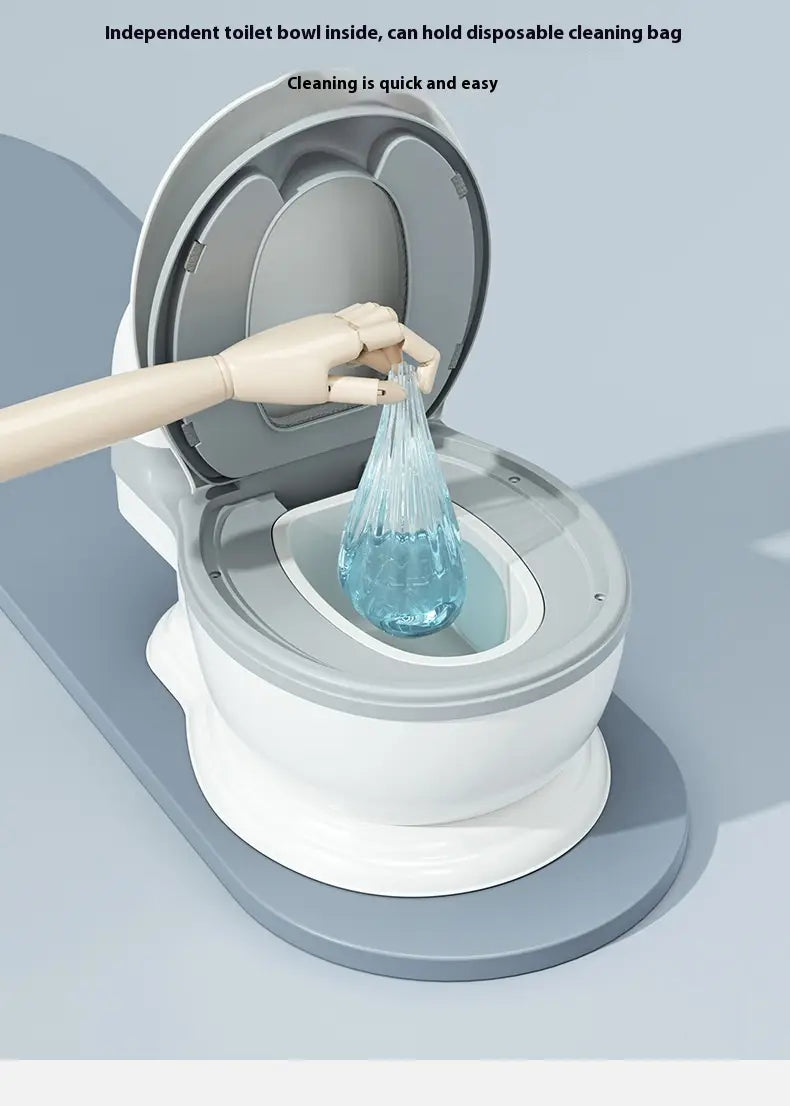Simulated Enlargement Of Children’s Toilet Seat