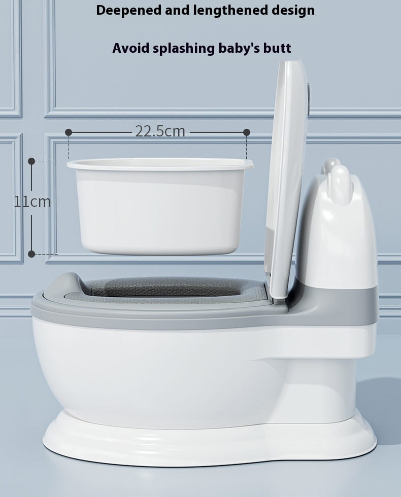 Simulated Enlargement Of Children’s Toilet Seat