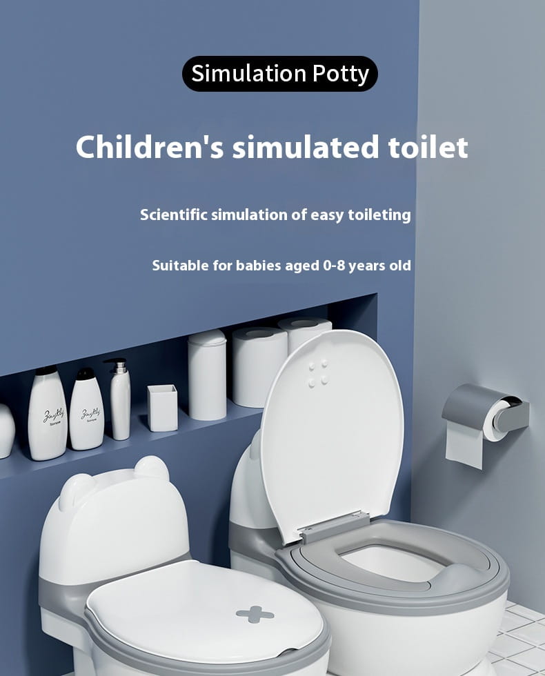 Simulated Enlargement Of Children’s Toilet Seat