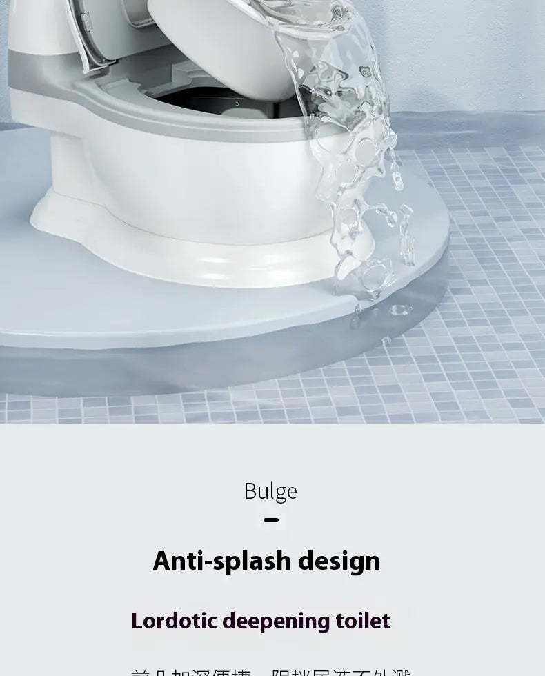 Simulated Enlargement Of Children’s Toilet Seat