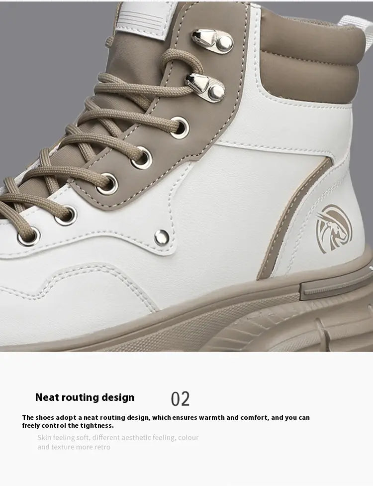 Men’s Casual Trend High Top British Style Martin Boots