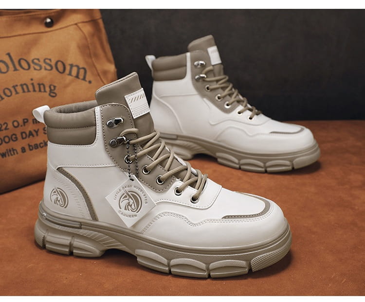 Men’s Casual Trend High Top British Style Martin Boots