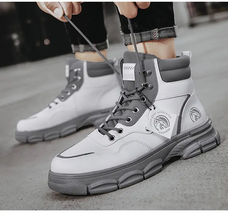 Men’s Casual Trend High Top British Style Martin Boots