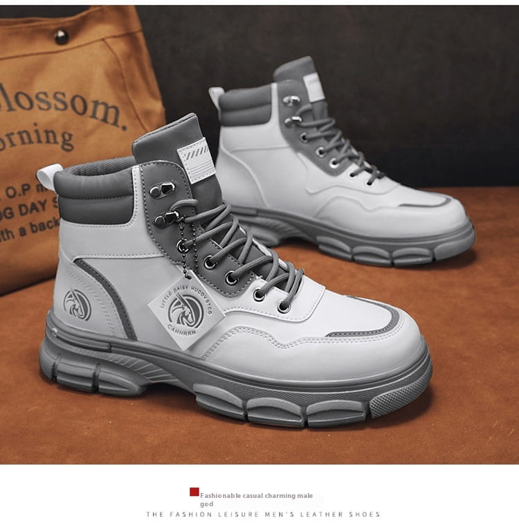 Men’s Casual Trend High Top British Style Martin Boots