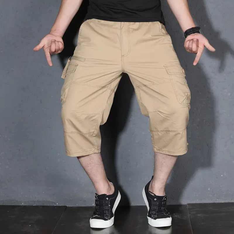 Thin Loose Shorts Cropped Trousers For Men Casual Pants