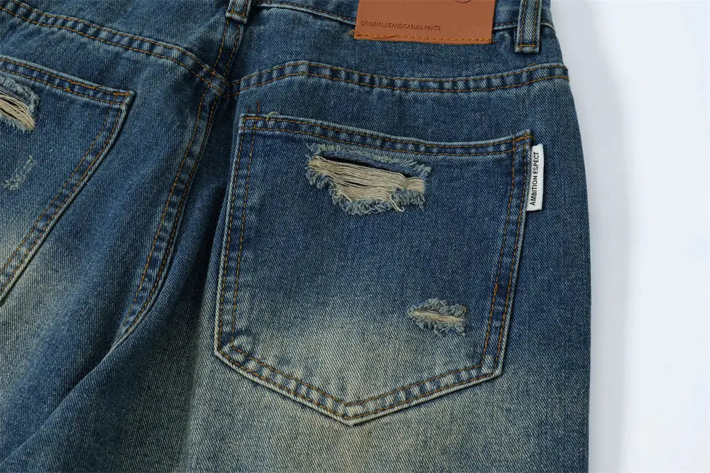 Beggar Denim Trousers For Men And Women