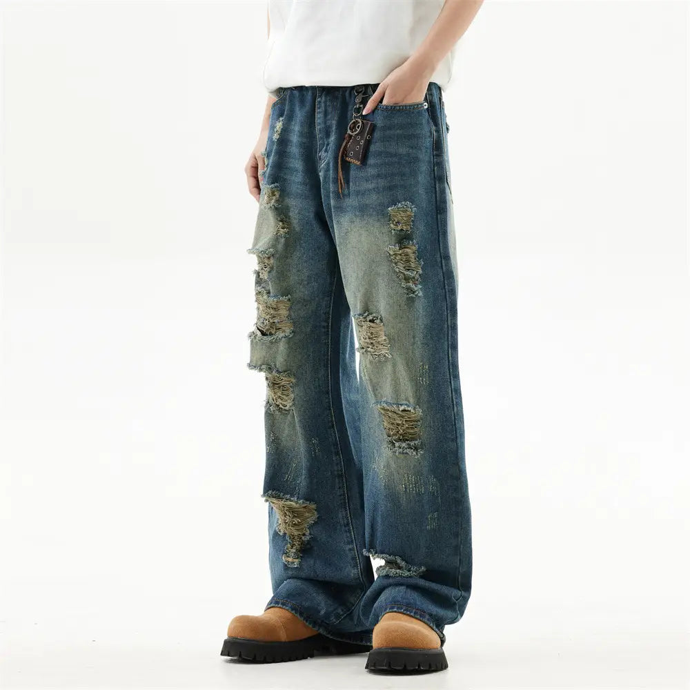 Beggar Denim Trousers For Men And Women