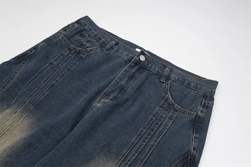 Ripped Denim Trousers For Men And Women