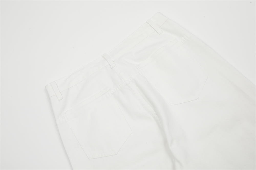 Splash-ink Inkjet Denim Trousers For Men