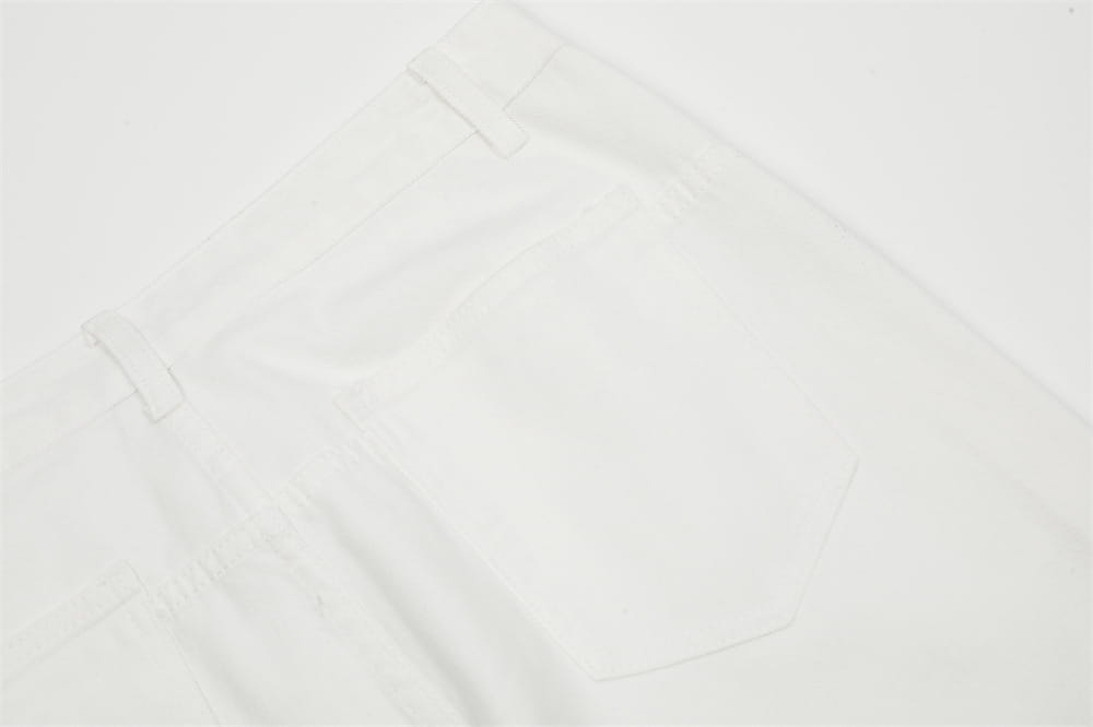 Splash-ink Inkjet Denim Trousers For Men