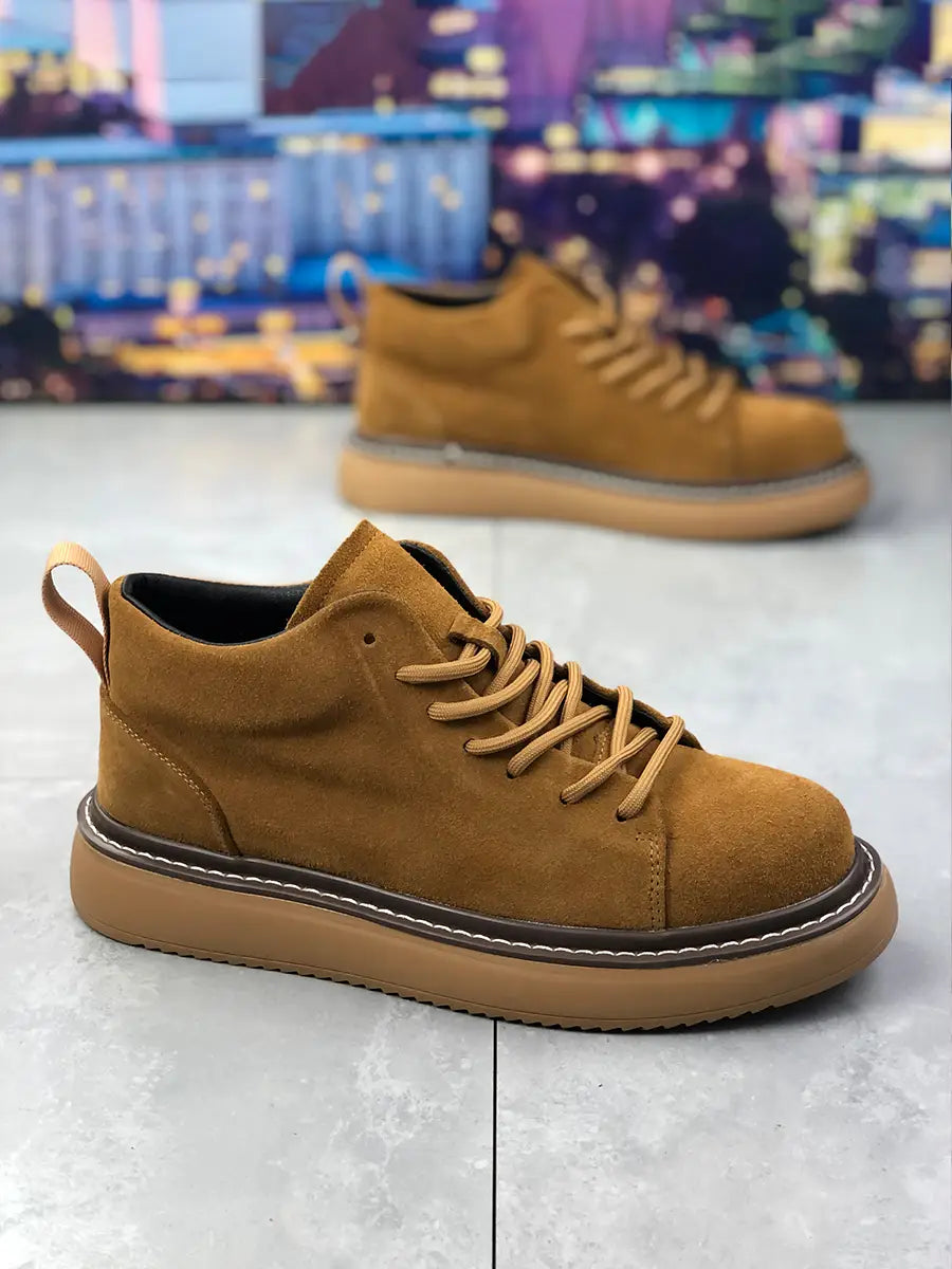 Men’s Comfortable All-match Low Top Martin Boots