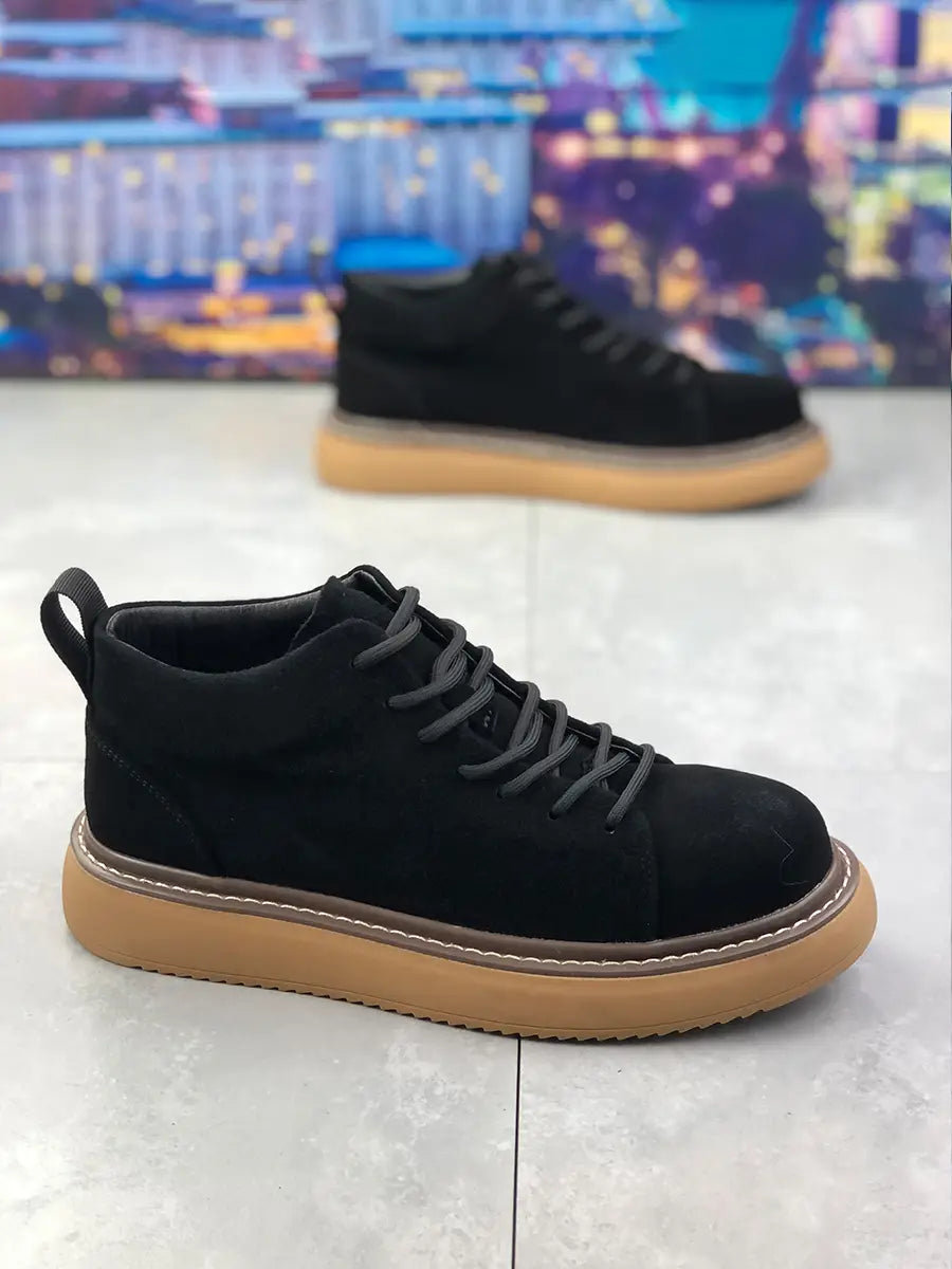Men’s Comfortable All-match Low Top Martin Boots