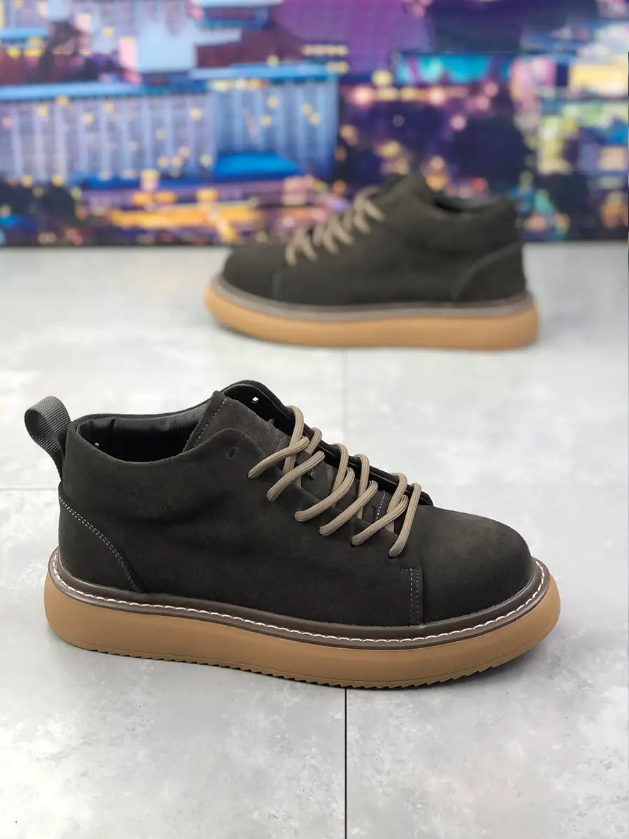 Men’s Comfortable All-match Low Top Martin Boots