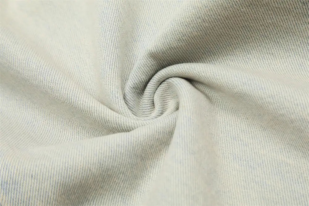 Light Color Denim Trousers American Retro Men