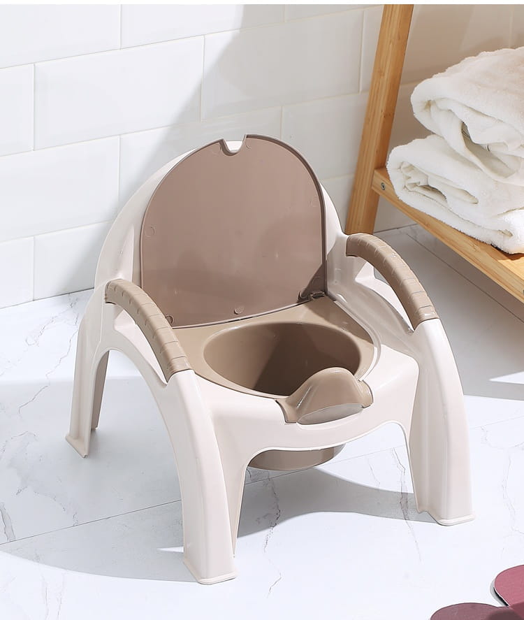 Simple And Detachable Plastic Backrest Toilet For Children