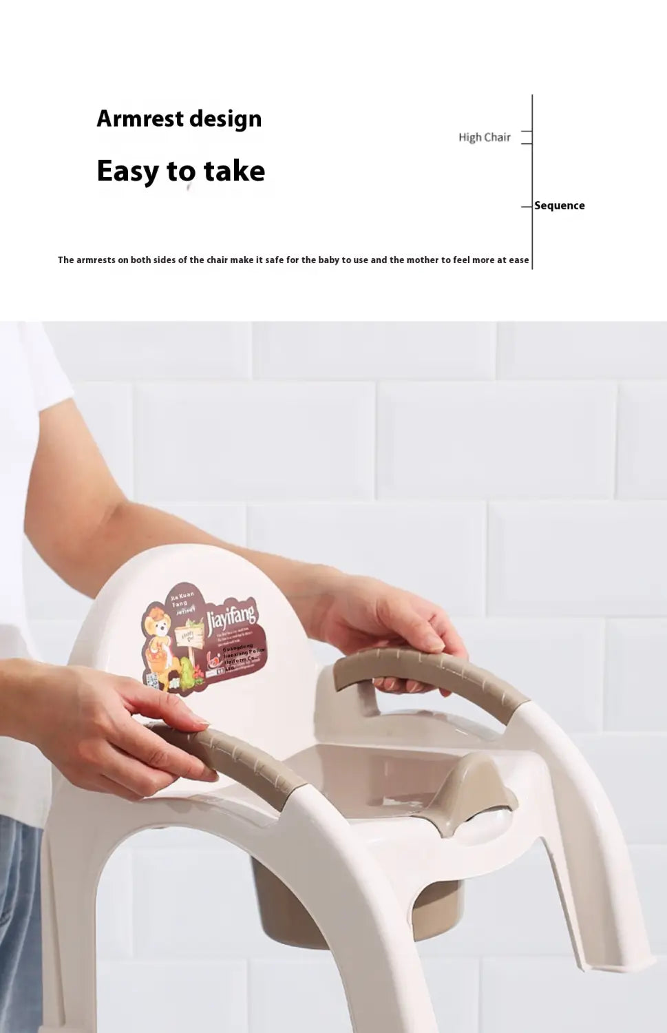 Simple And Detachable Plastic Backrest Toilet For Children