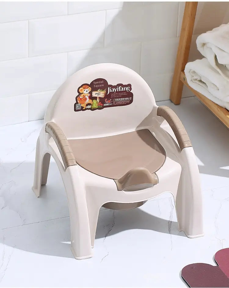 Simple And Detachable Plastic Backrest Toilet For Children