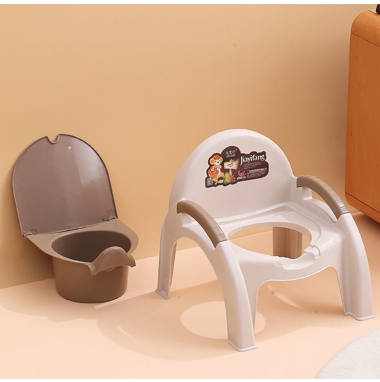 Simple And Detachable Plastic Backrest Toilet For Children