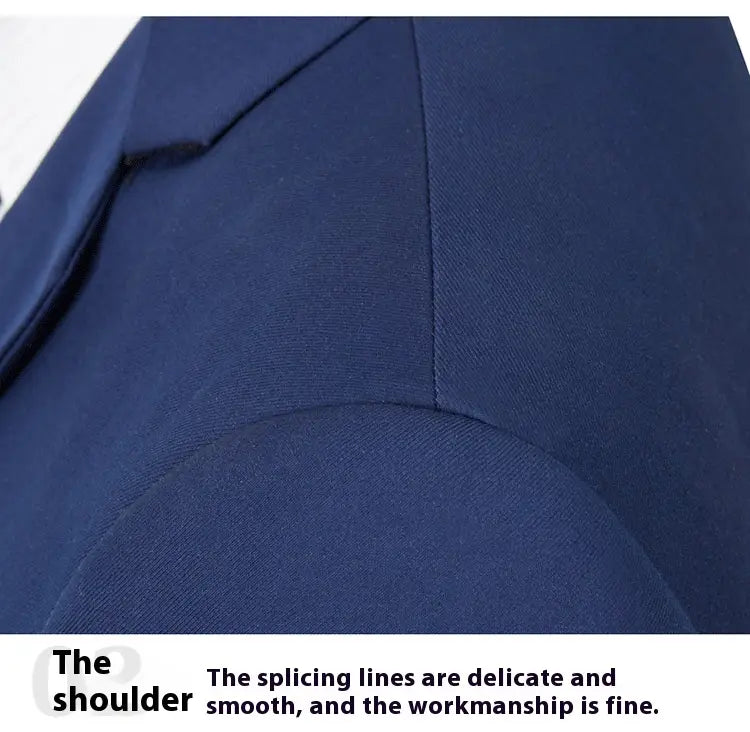 Men’s Casual Business Suit Two-piece Suit Plus Size Work Ball Suit Men