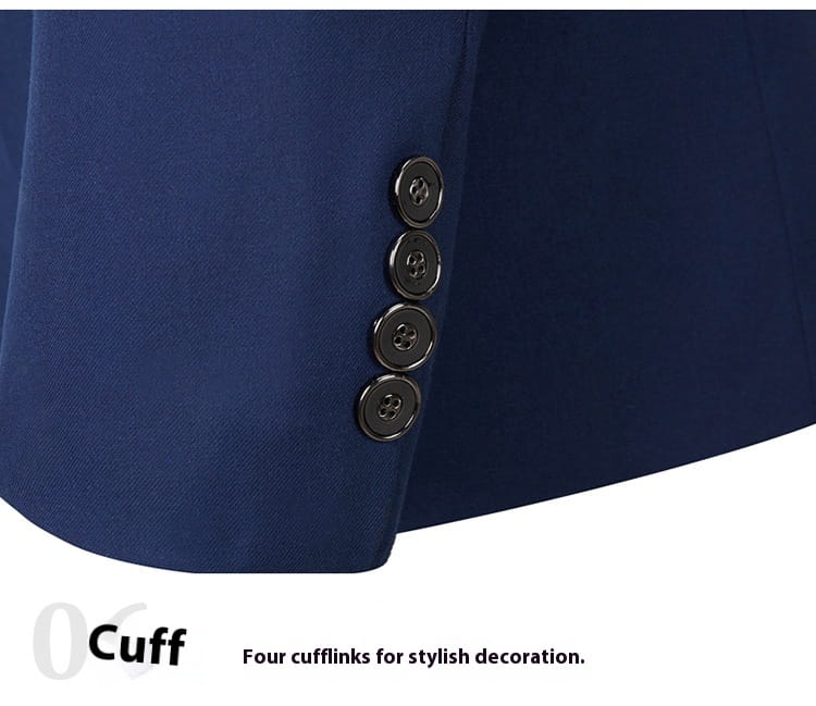 Men’s Casual Business Suit Two-piece Suit Plus Size Work Ball Suit Men