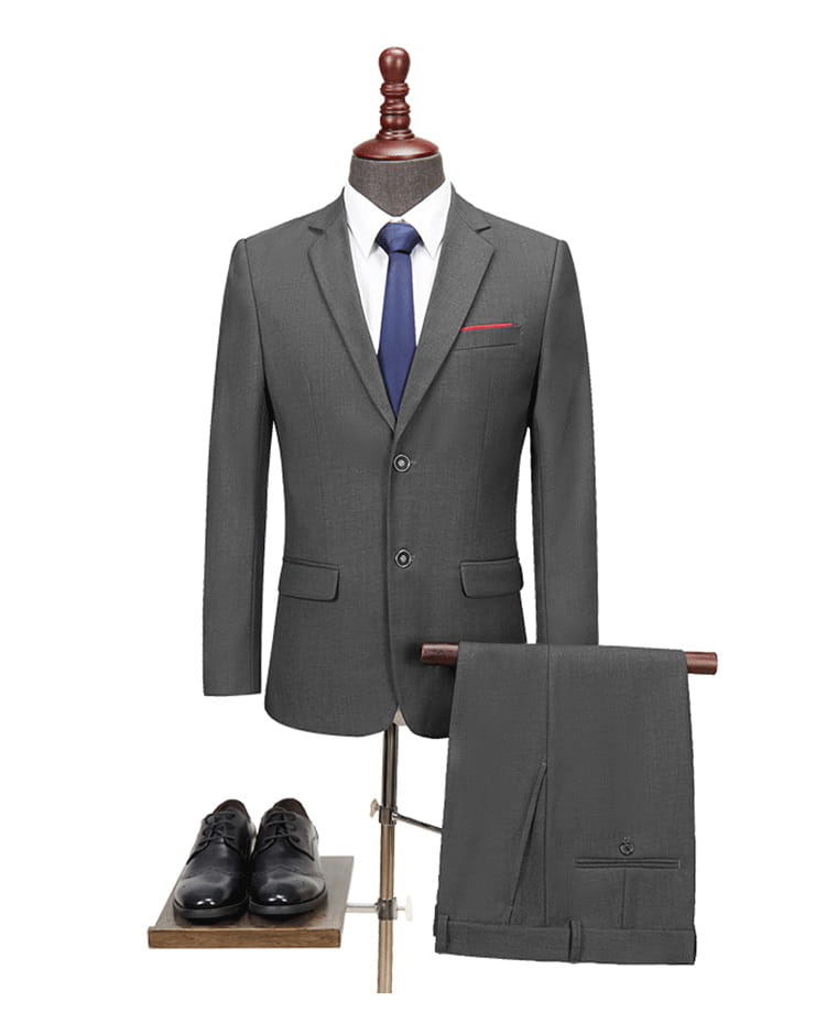 Men’s Casual Business Suit Two-piece Suit Plus Size Work Ball Suit Men