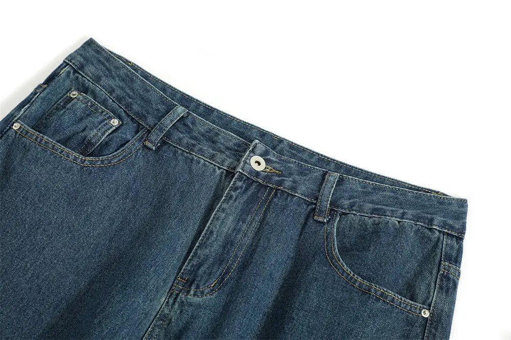 Fashion Personality Denim Trousers Men