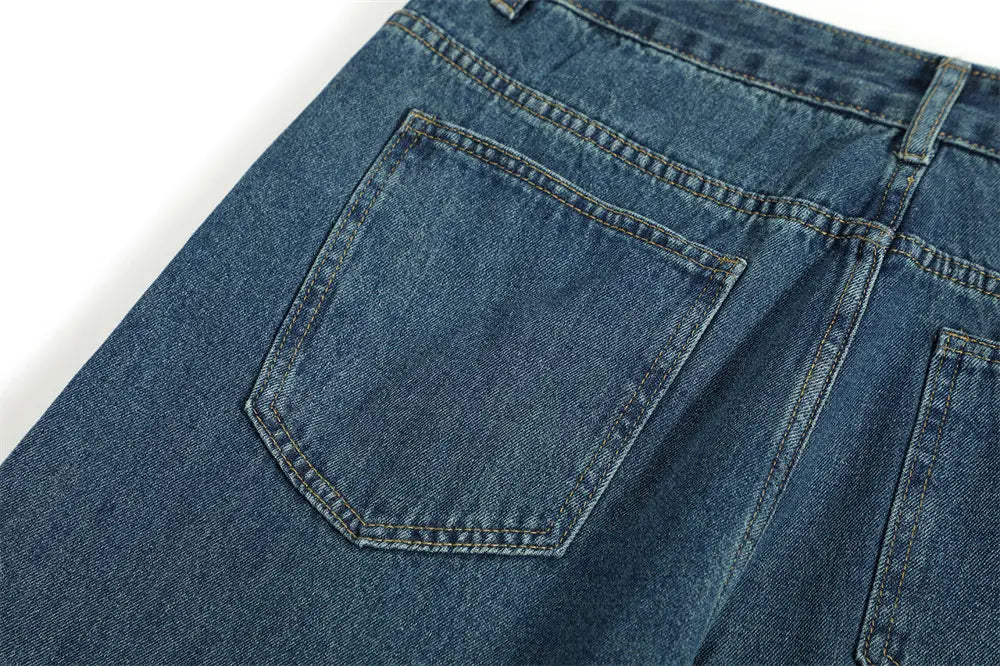 Fashion Personality Denim Trousers Men