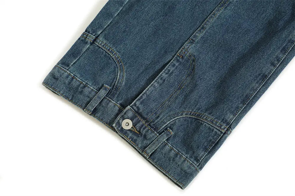 Fashion Personality Denim Trousers Men