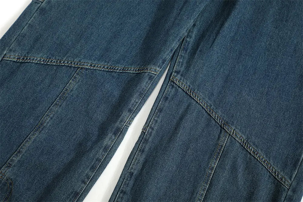 Fashion Personality Denim Trousers Men