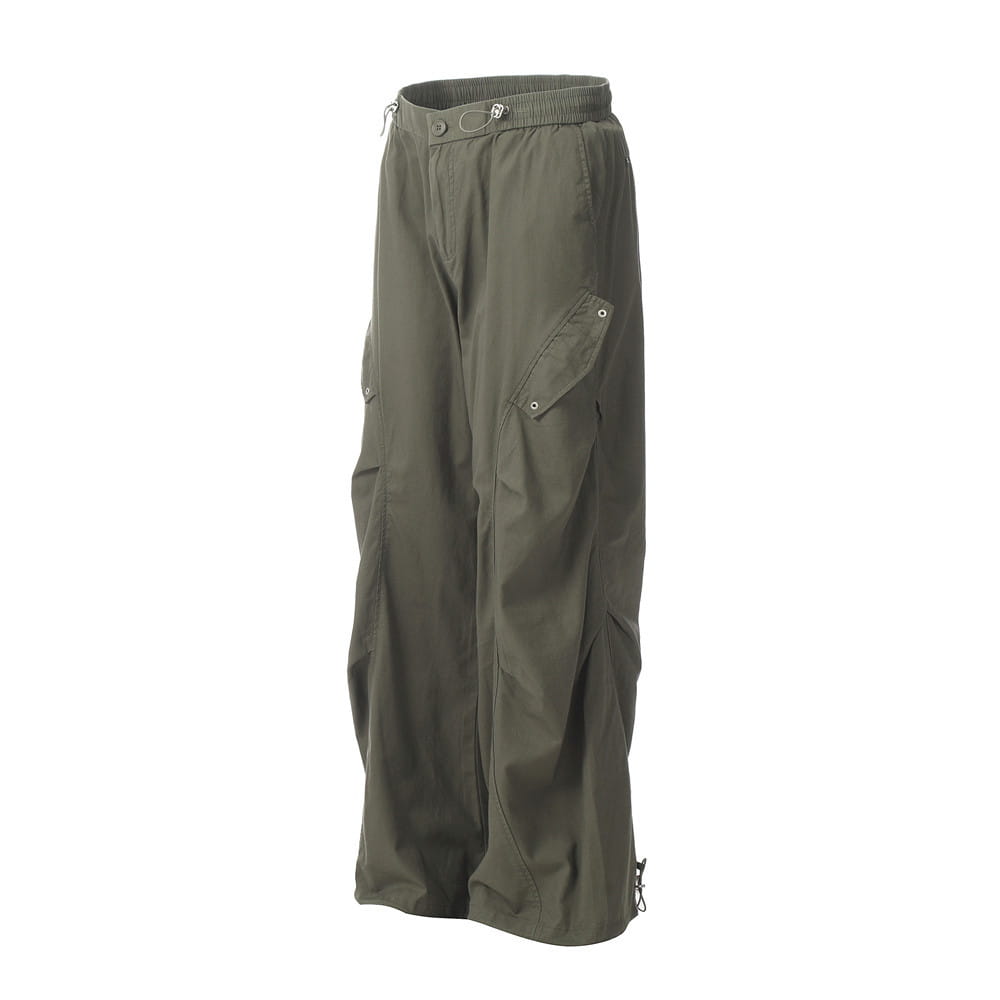 Loose Wide-leg Workwear Trousers For Men