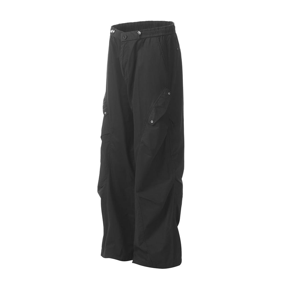 Loose Wide-leg Workwear Trousers For Men