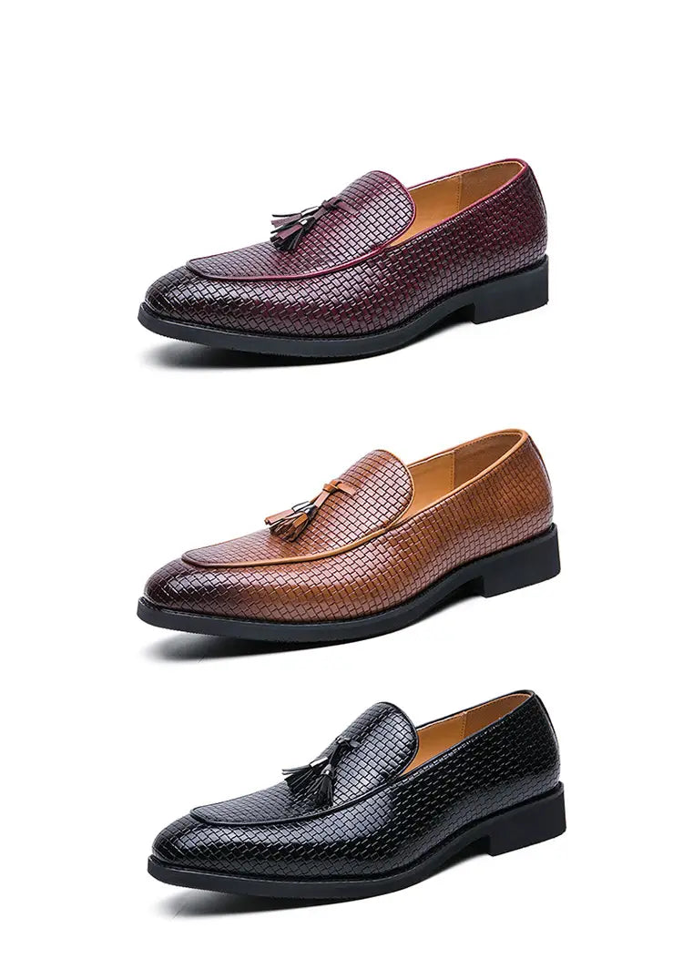 Pointed Men’s Slip On Leather Shoes