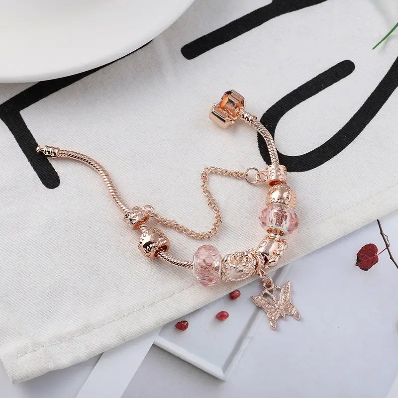 Fashion Love Geometric Rose Gold Bracelet Women’s Jewelry