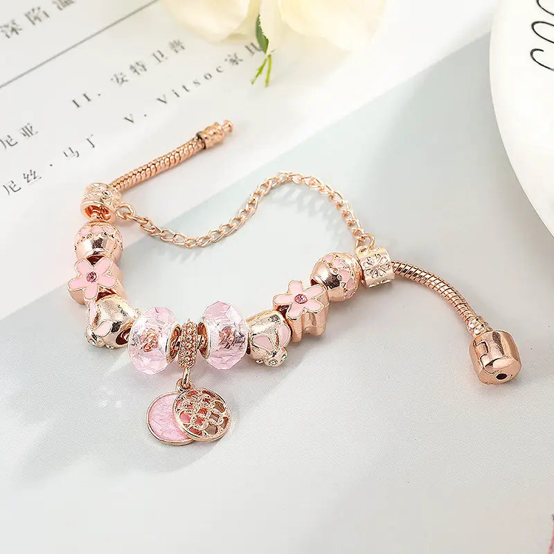 Fashion Love Geometric Rose Gold Bracelet Women’s Jewelry