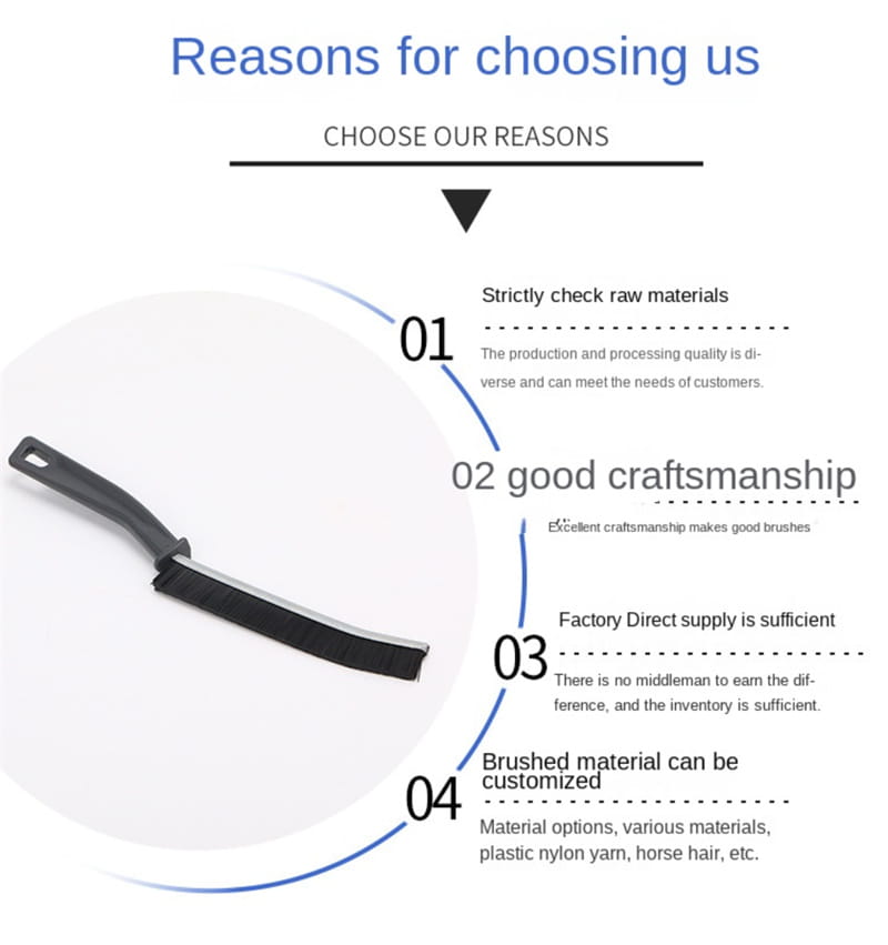 Durable Grout Gap Cleaning Brush Kitchen Toilet Tile Joints Dead Angle Hard Bristle Cleaner Brushes For Shower Floor