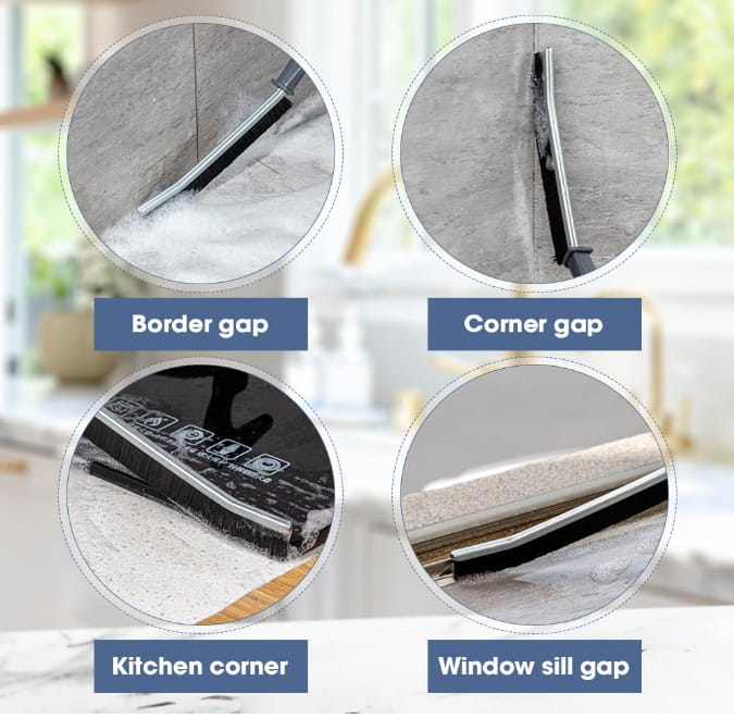 Durable Grout Gap Cleaning Brush Kitchen Toilet Tile Joints Dead Angle Hard Bristle Cleaner Brushes For Shower Floor