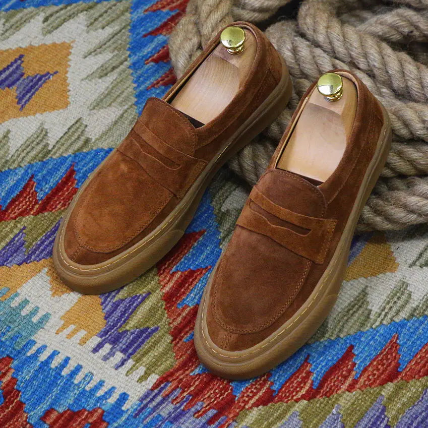 Men’s Fashion Breathable Suede Casual Foot Set