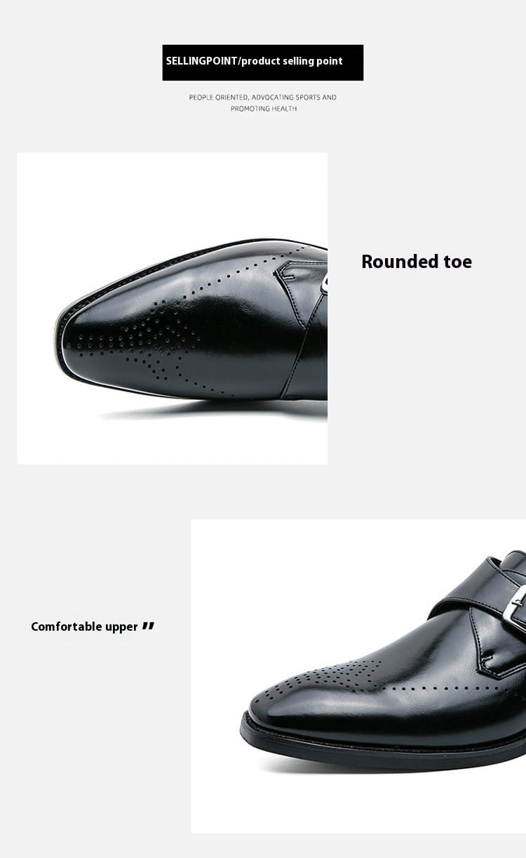 Plus Size Autumn Leisure Men’s Breathable Leather Shoes