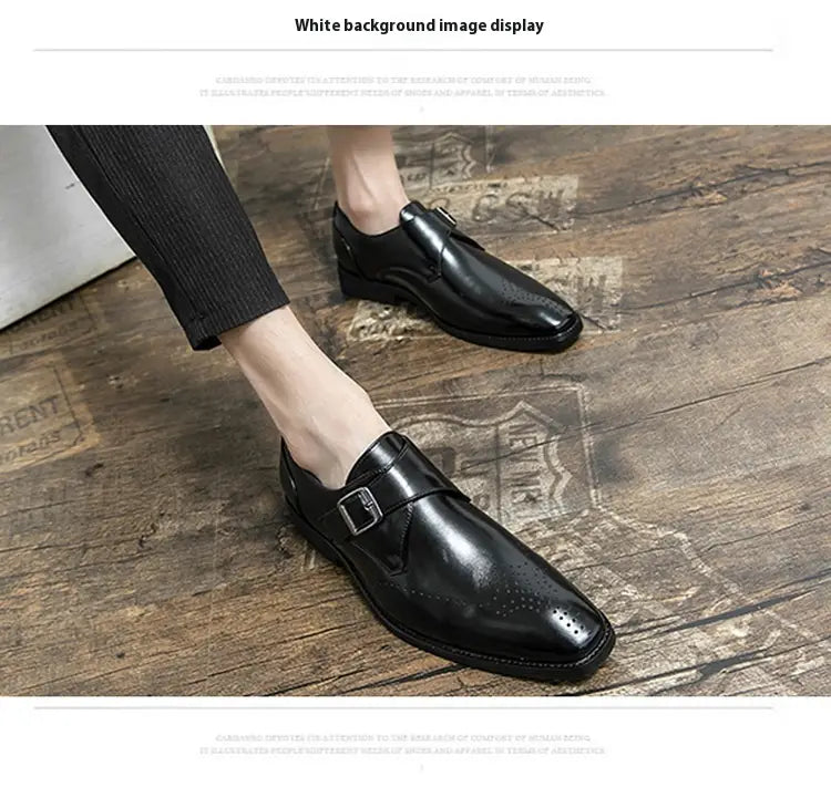 Plus Size Autumn Leisure Men’s Breathable Leather Shoes