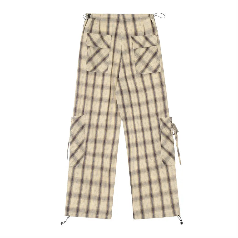 Fashion Personality Plaid Casual Trousers For Men