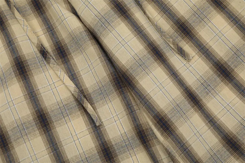 Fashion Personality Plaid Casual Trousers For Men