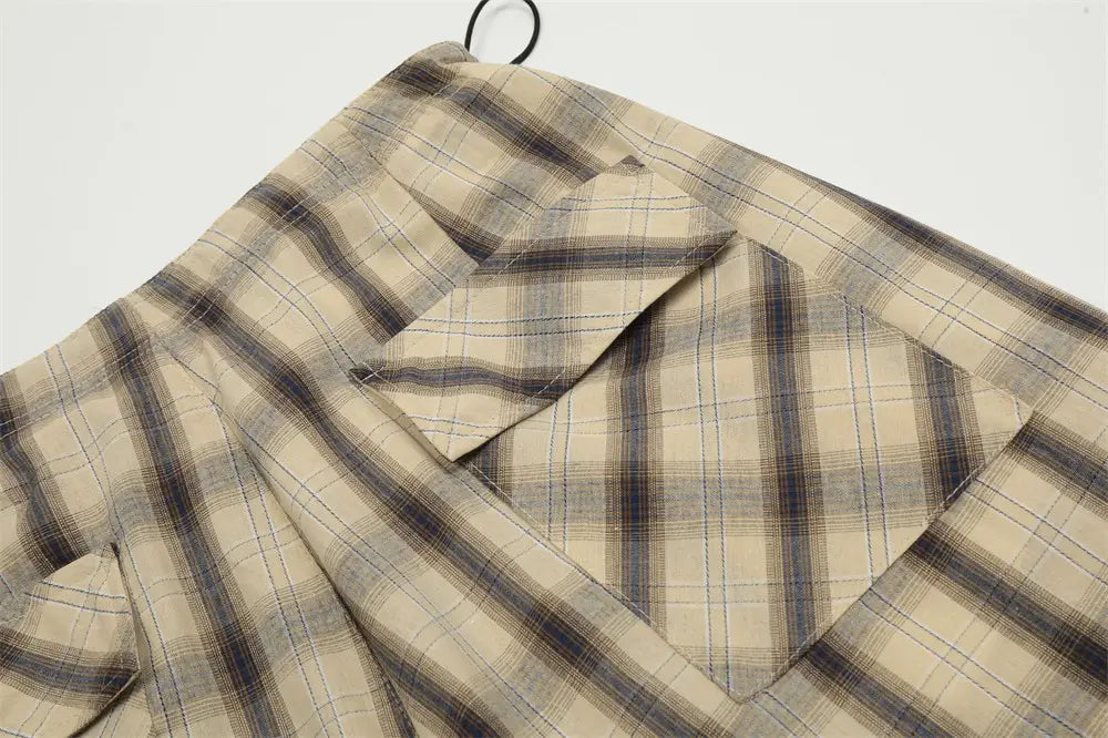 Fashion Personality Plaid Casual Trousers For Men